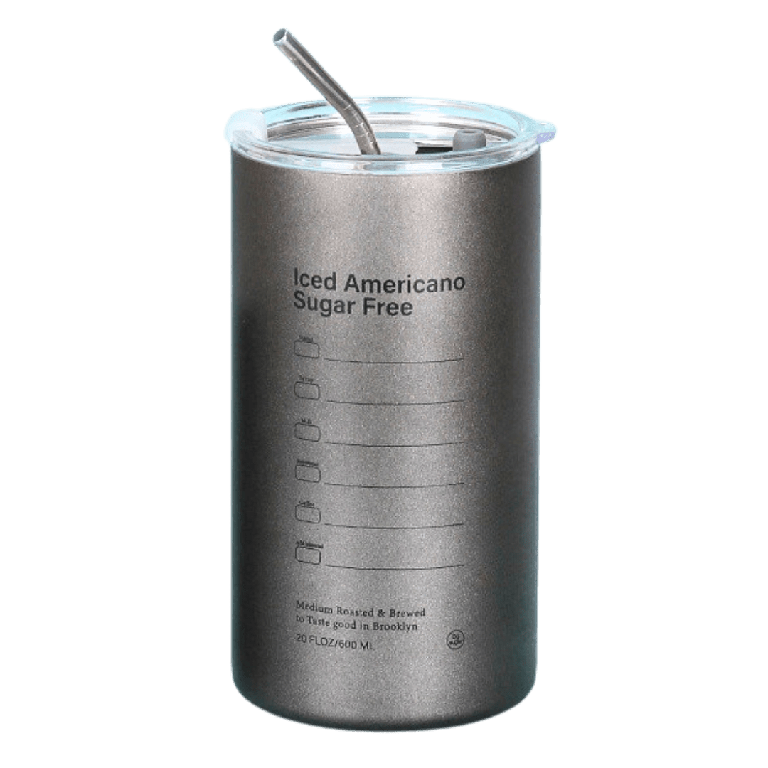 Metall Coffee Cup + Straw - Mindabolics - CJJT169810903CX