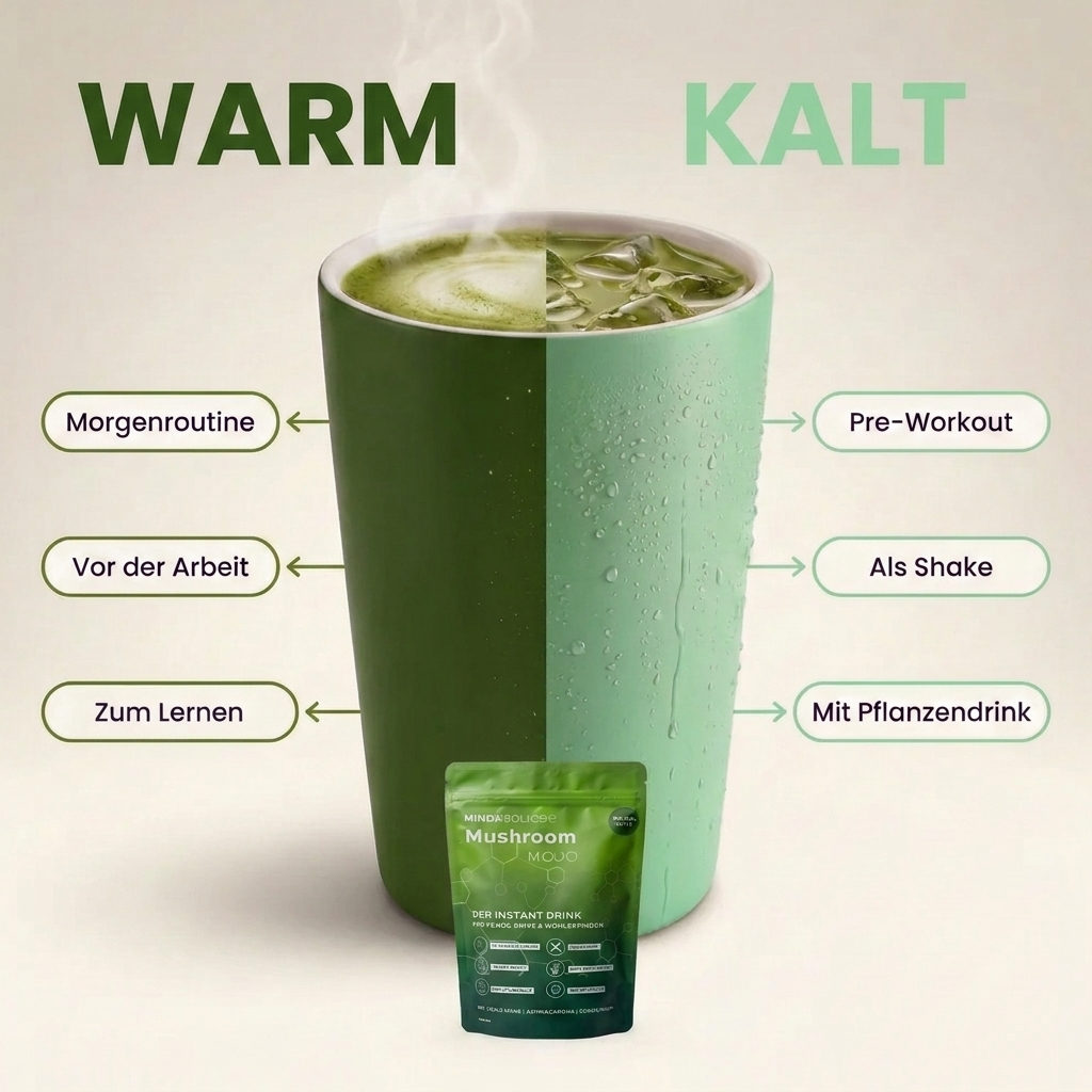Mushroom Mojo Matcha Latte
