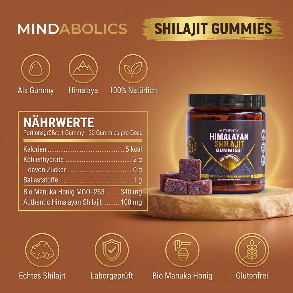 Mindabolics Shilajit Gummies