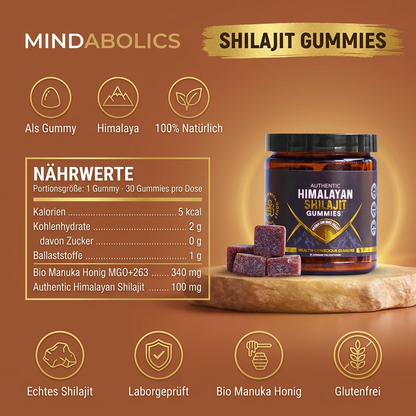 Mindabolics Shilajit Gummies