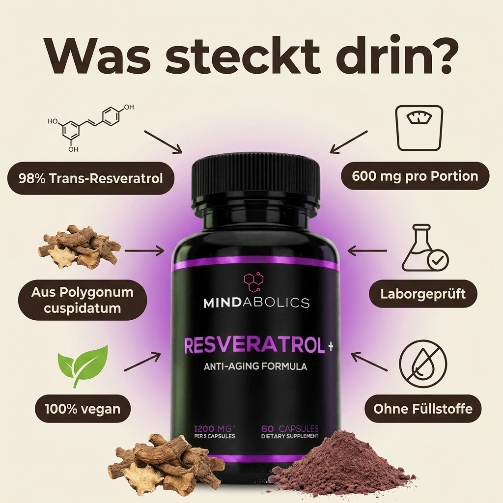 100% reines Resveratrol
